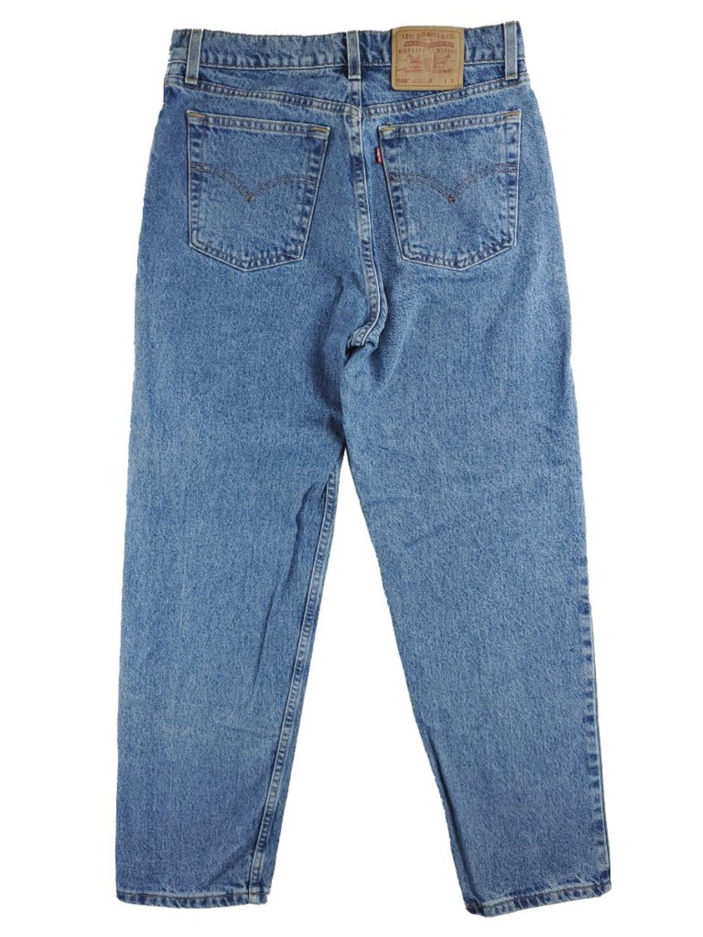 Levi's 560 Jeans Vintage 90s Denim Loose Fit Straight Leg "13 JR. S" 32x30 - Picture 3 of 10